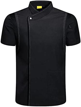 Buy Fashion My Day® Chef Coat Jacket Short Sleeve Cafe Restaurant ...
