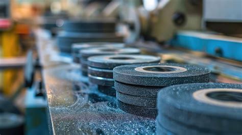 Rodas de moagem na linha de produção | imagem Premium gerada com IA