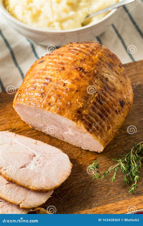 Homemade Thanksgiving Turkey Breast Roast Stock Image - Image of ...