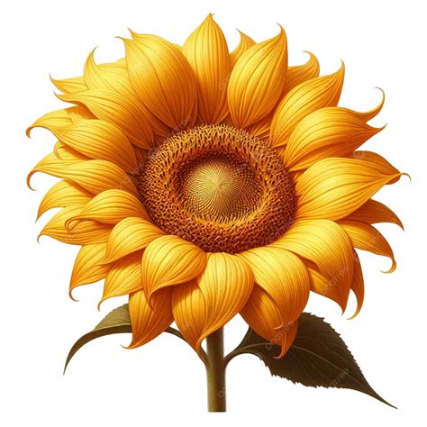 A Vibrant Sunflower With Large Golden Petals Radiating From Textured ...