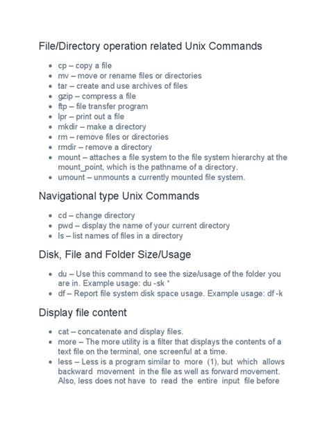 Image result for File Handling Commands in Unix
