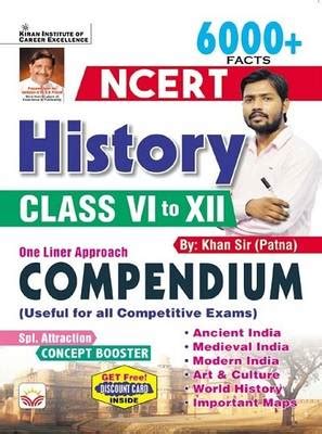 NCERT History Class 6th to 12th 6000+ Facts One Liner Approach ...
