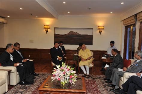 Call on PM by H. E. U Wunna Maung Lwin, Minister of Foreign Affairs of ...