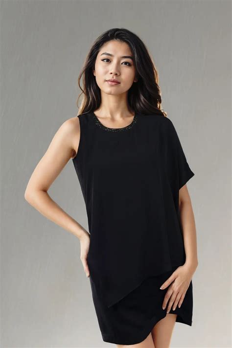 Semi Kaftan Top | Evening Wear | Elegant & Chic – Fawn24