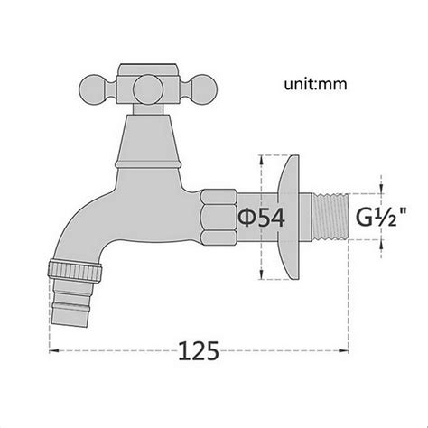 Outdoor Faucet,Industrial Style Single Handle Indoor/Outdoor Faucet ...