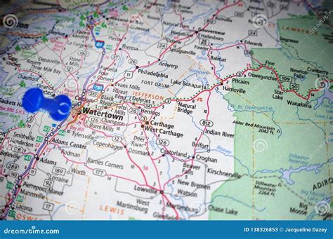 Watertown, New York stock image. Image of highway, navigation - 138326853