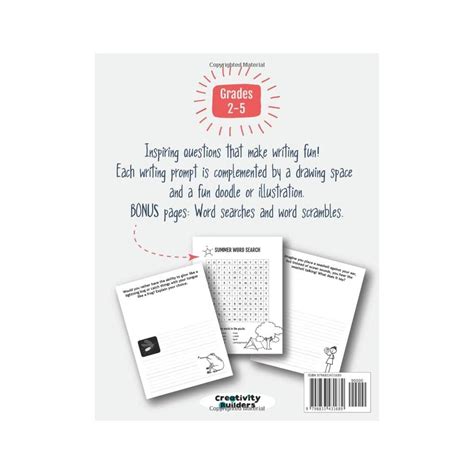 Buy 50 Summer Writing Prompts for Kids: Grades 2-5 | Growth Mindset ...