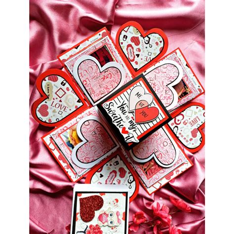 3 Layer Heart Explosion Box – Sajawat Official