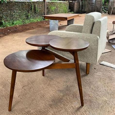 Jual Meja Kopi Bulat Kayu jati Table / Meja Tamu - Kab. Jepara ...