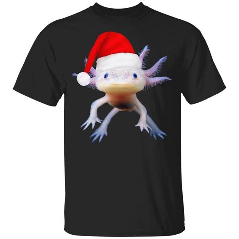 Buy Axolotl Wearing Santa Hat Christmas Kid's T-shirt Online in India ...