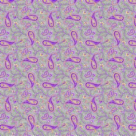 Henry Glass Nana Mae VII Paisley Lilac Cotton Fabric by the Yard - Etsy