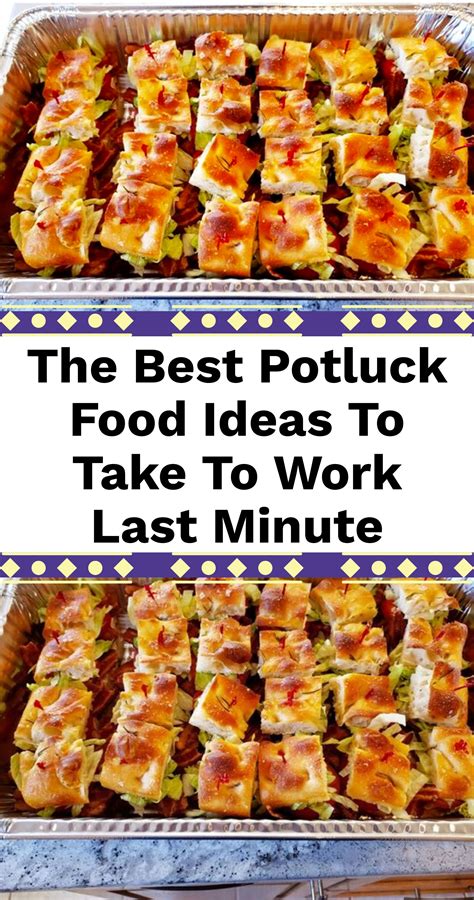 Potluck Ideas-Cheap & Quick Potluck Dishes And Food Ideas To Buy Or ...