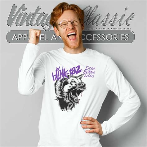 Blink 182 Shirt Dogs Eating Dogs - Vintagenclassic Tee