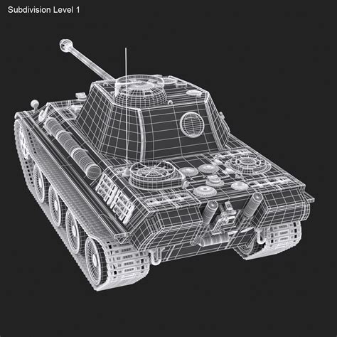 Panzerkampfwagen V Panther 3D Model $69 - .3ds .fbx .max - Free3D