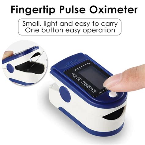 Allextreme Fingertip Pulse Oximeter with OLED Display Blood Oxygen SpO2 ...