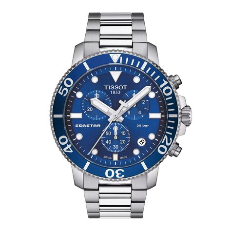 Men’s Tissot Seastar 1000 Chronograph T120.417.11.041.00 Quartz Watch ...
