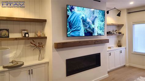 Fireplace Mounted TV Installation Gallery - HTAV