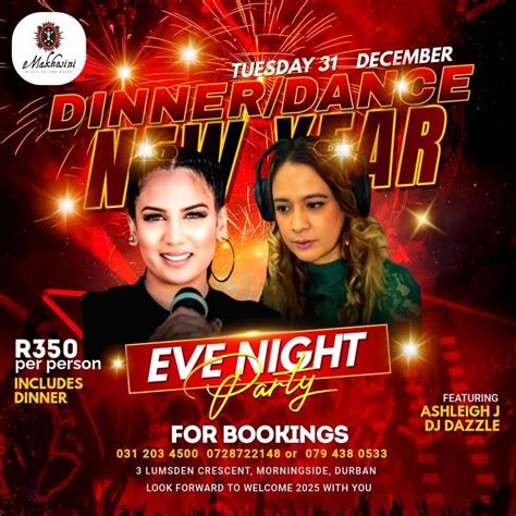 New Years Eve Dinner and Dance Party, Emakhosini Boutique Hotel ...