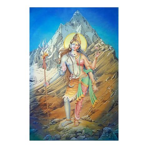 Shiva Paintings - Ardhanarishwara by Pieter Weltevrede - Sagar World ...