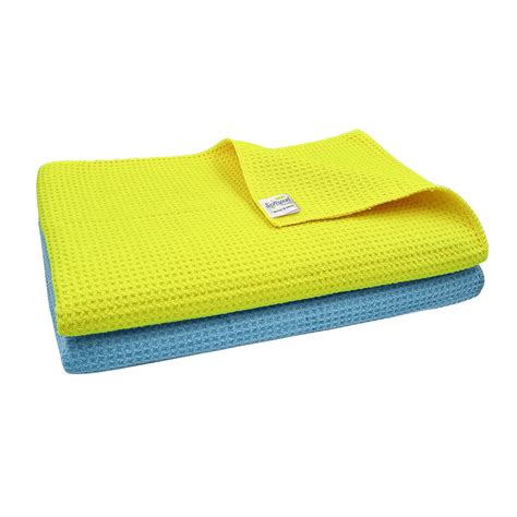 THE WAFFLE 400 GSM Microfiber Towel – Maximum Absorption for a Flawless ...