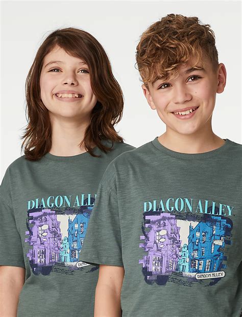 Buy Pure Cotton Harry Potter™ T-Shirt (6-16 Yrs) at Marks & Spencer