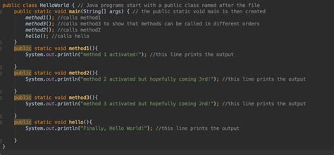Method Definition Java 的图像结果