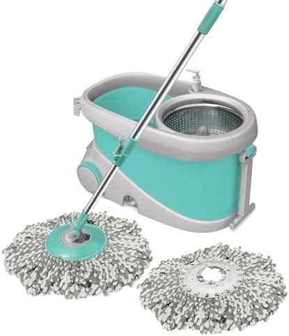 Spotzero by Milton Prime Stainless Steel Wringer Spin Mop with Big ...
