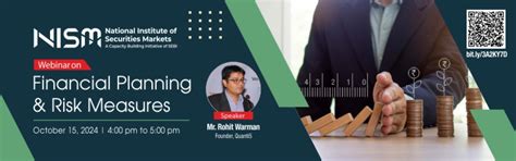 Webinar on ‘Financial Planning & Risk Measures’ - National Institute of ...