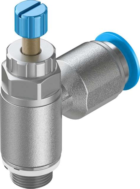 GRLA-1/8-QS-8-RS-D Festo | Festo GRLA Series Tube Exhaust Valve, 8mm ...