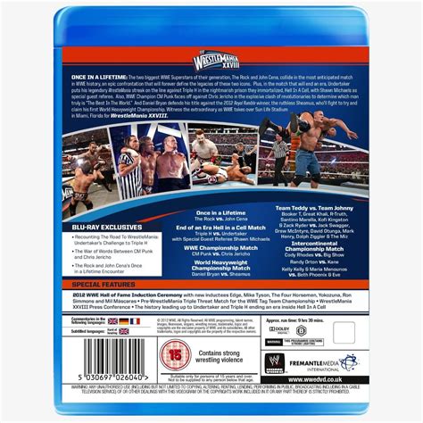 WWE WrestleMania 28 Blu-ray – wrestlingshop.com
