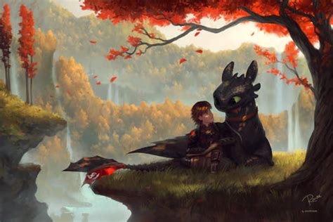 Image result for Toothless Tree Drawing Scene