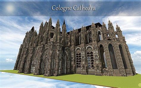 Image result for Minecraft Colgone Cathedral Tutorial