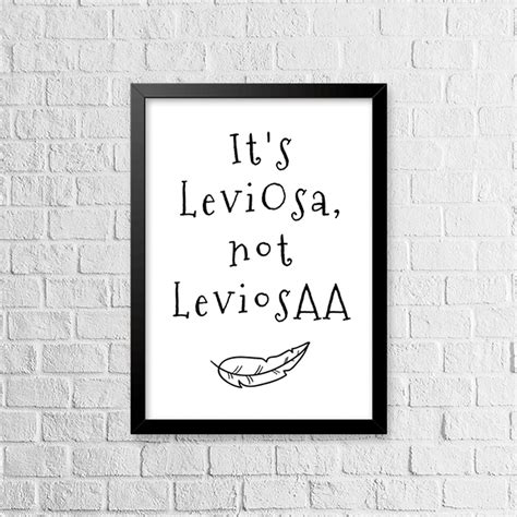 Quadro Com Moldura It's Leviosa, Not LeviosAA Harry Potter Hermione ...