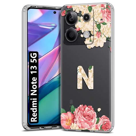 Nainz Soft Mobile Back Cover for Redmi Note 13 5G (Silicone_Multicolor ...