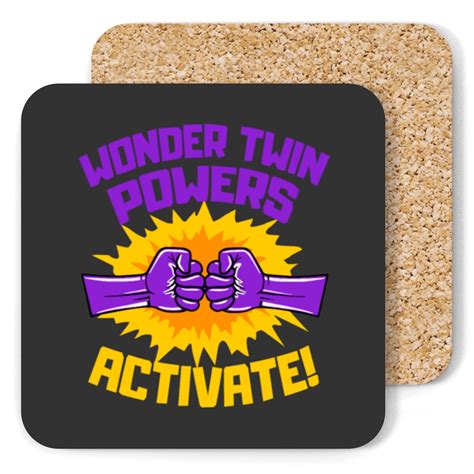 Wonder Twins Powers Activate Funny Gift Coasters sold by Erica Almeida ...