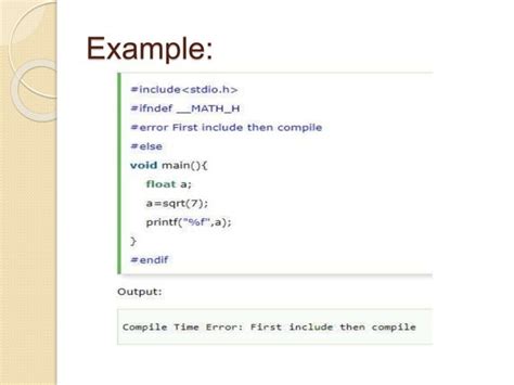 Preprocessor Directives in C 的图像结果