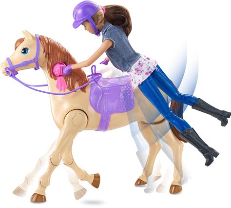 Amazon.com: Barbie Saddle 'N Ride Horse and Teresa Doll: Toys & Games