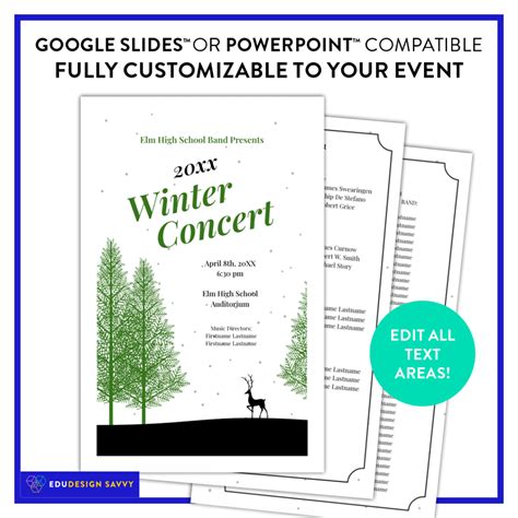 Image result for Winter Concert Program
