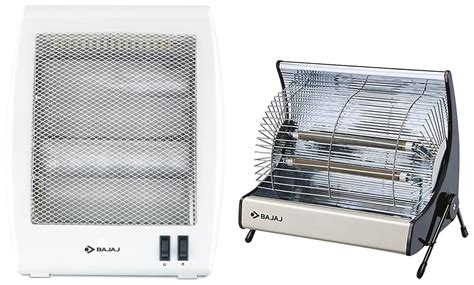 Bajaj RHX-2 800-Watt Room Heater (White) & Bajaj Deluxe 2000 Watts ...