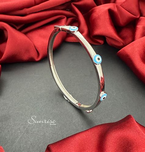 EVIL EYE SILVER KADA – Sunrise Silversmiths