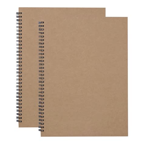 HJQEQVD Note Blank Book Winding A4 2PC Notebook Notepad Page Diary Paper Size Journal Office ...