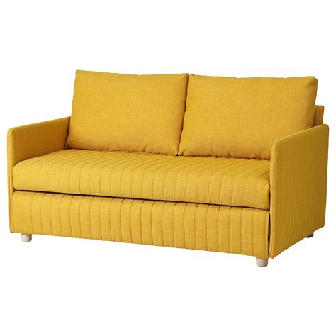 FRIDHULT sofa-bed, Skiftebo yellow - IKEA