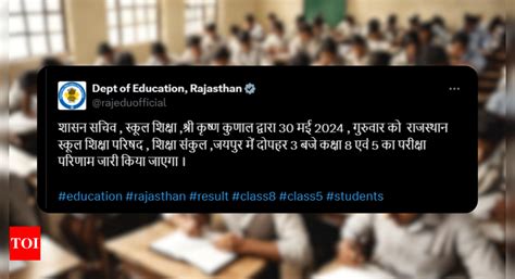 RBSE 5th and 8th result date 2024 announced: Check scores tomorrow at ...