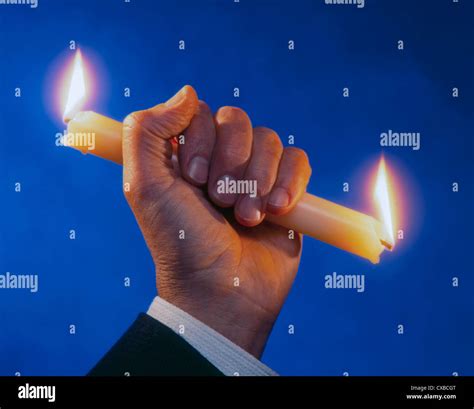 Burning candle both ends hi-res stock photography and images - Alamy
