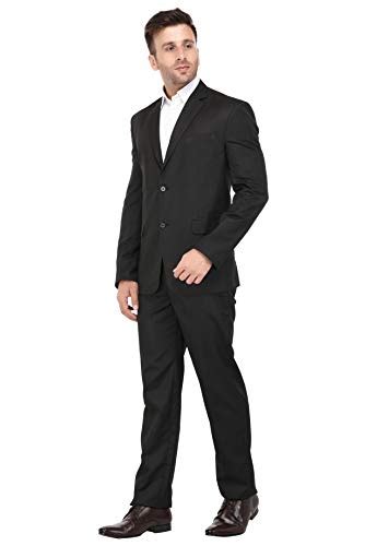 KMB ROYAL KMBR_Men's_Black_Suit (38) : Amazon.in: Clothing & Accessories