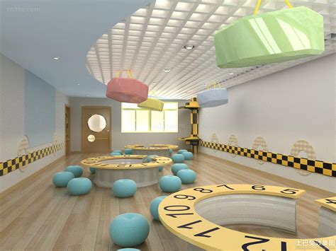 幼儿园教室室内效果图 - 重庆工装公司-办公室装修-酒店装修-重庆公装设计公司