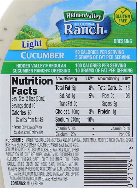 Hidden Valley Cucumber Ranch Light Dressing - Shop Salad dressings at H-E-B
