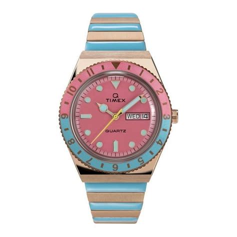 TIMEX Q Timex Women Pink Round Dial Analog Watch - TW2U81500 – The ...