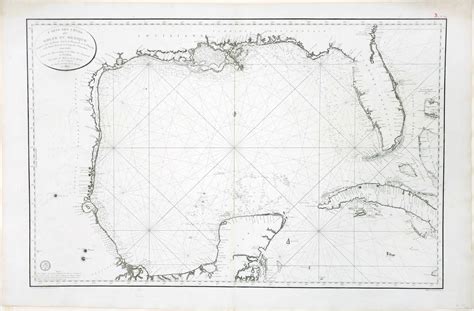 Depot De La Marine Map Of The Gulf Coast Auction