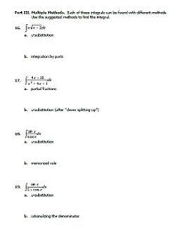 Image result for AP Calculus AB Integration Practice